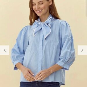 JODIFL Sky Blue Blouse